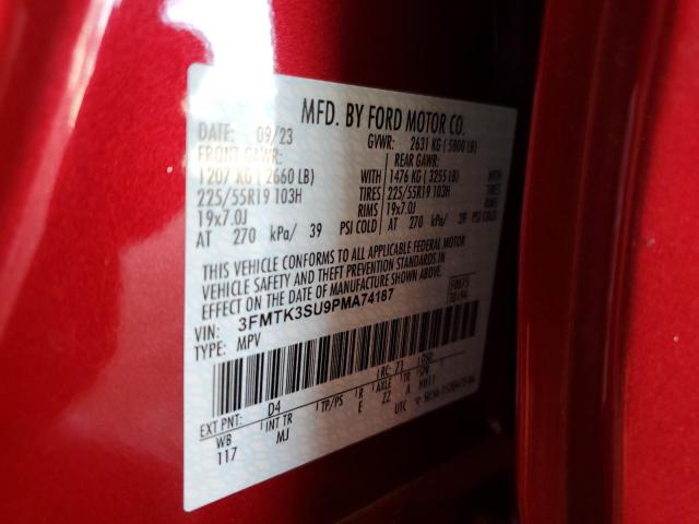 2023 FORD MUSTANG MA - 3FMTK3SU9PMA74187