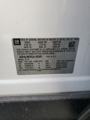 2018 GMC TERRAIN SL - 3GKALMEX6JL185981