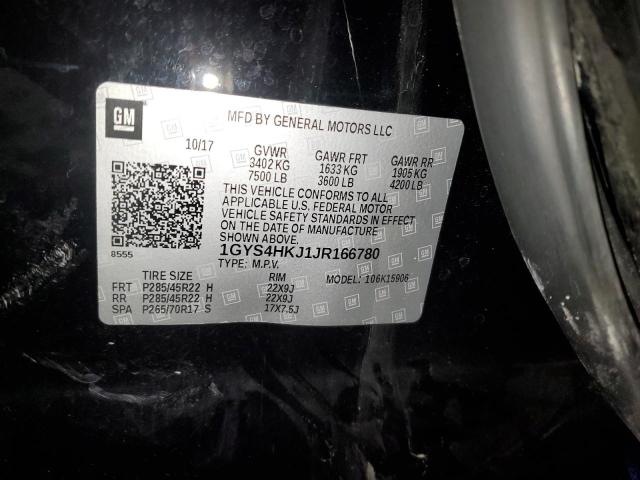 2018 CADILLAC ESCALADE E - 1GYS4HKJ1JR166780