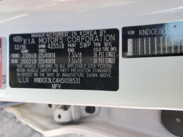 2017 KIA NIRO EX TO KNDCE3LC4H5038531