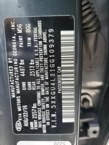 2016 KIA OPTIMA EX - 5XXGU4L31GG109379