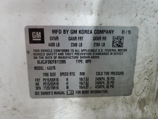 2015 BUICK ENCORE CON - KL4CJFSB2FB112995