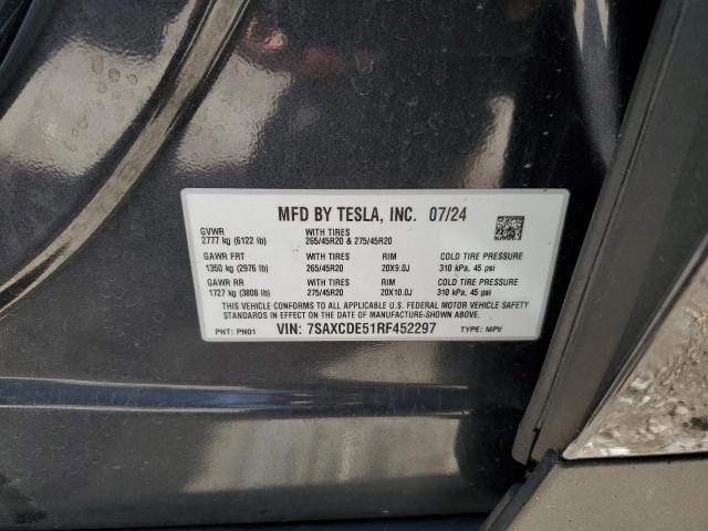 2024 TESLA MODEL X - 7SAXCDE51RF452297