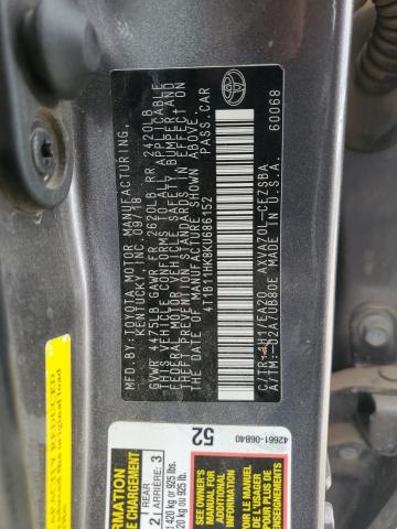 2019 TOYOTA CAMRY L - 4T1B11HK8KU686152