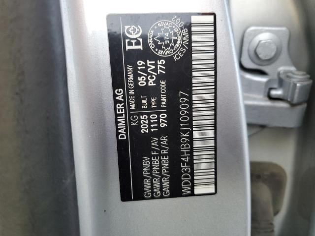 2019 MERCEDES-BENZ A 250 4MAT WDD3F4HB9KJ109097