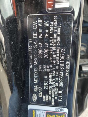 2017 KIA FORTE LX 3KPFK4A76HE136773