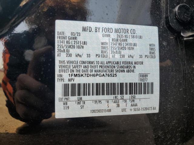 2023 FORD EXPLORER X - 1FMSK7DH6PGA76525
