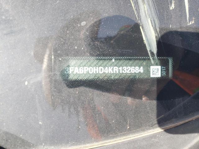 2019 FORD FUSION SE - 3FA6P0HD4KR132684