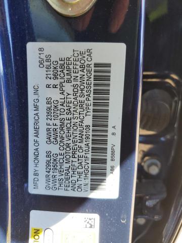2018 HONDA ACCORD LX - 1HGCV1F10JA190108