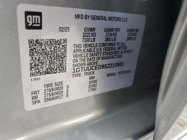 2025 GMC SIERRA K15 1GTUUCED9SZ210985