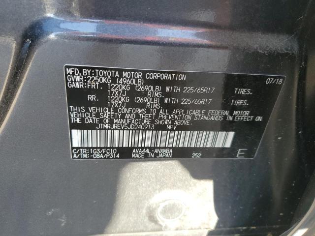 2018 TOYOTA RAV4 HV LE JTMRJREV5JD240913
