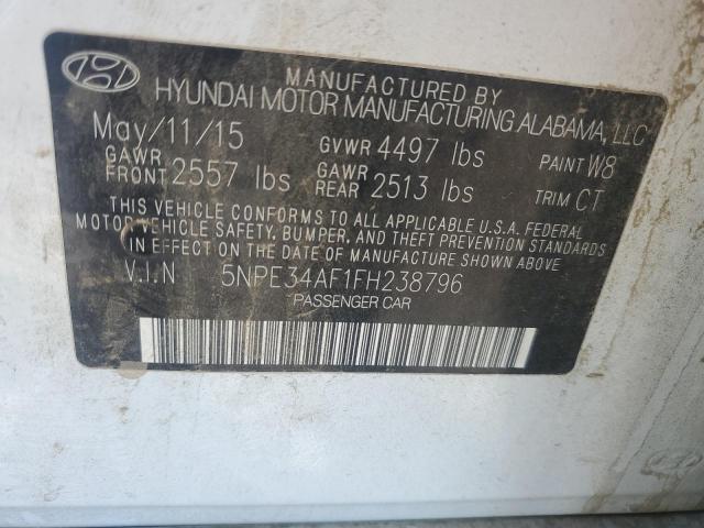 2015 HYUNDAI SONATA SPO - 5NPE34AF1FH238796