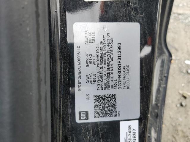 2023 CHEVROLET CAMARO LS - 1G1FB3DS1P0113993