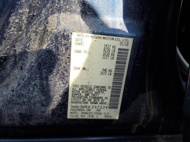 2018 NISSAN ALTIMA 2.5 - 1N4AL3AP9JC257124