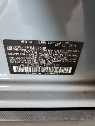 2019 SUBARU CROSSTREK - JF2GTAEC1K8234166