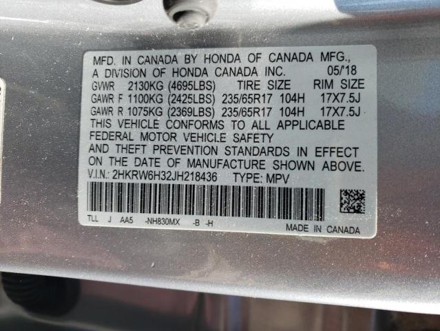 2018 HONDA CR-V LX - 2HKRW6H32JH218436