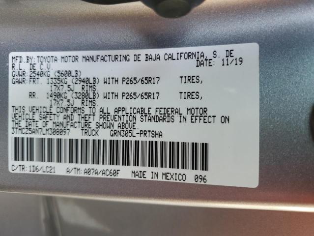 2020 TOYOTA TACOMA DOU - 3TMCZ5AN7LM308097