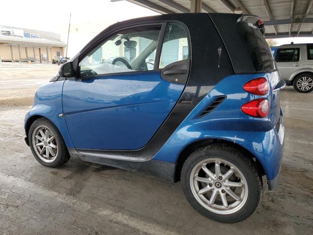SMART FORTWO PUR 2008 blue  gas WMEEJ31X98K106240 photo #3