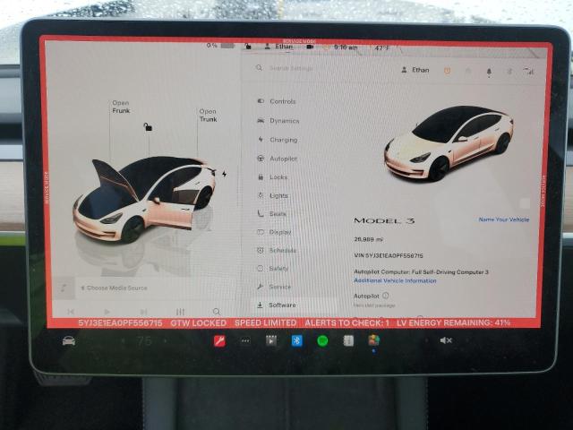 2023 TESLA MODEL 3 - 5YJ3E1EA0PF556715
