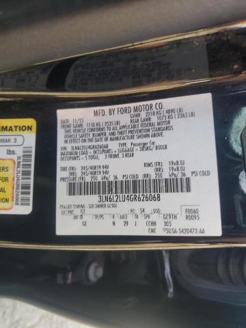 2016 LINCOLN MKZ HYBRID 3LN6L2LU4GR626068