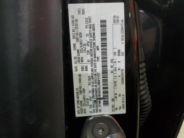 2020 FORD ESCAPE SE - 1FMCU9G63LUB01137