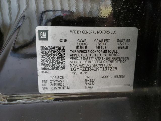 2019 CADILLAC XT4 SPORT 1GYFZER41KF197225