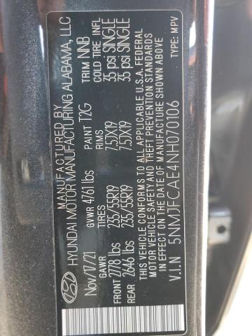2022 HYUNDAI TUCSON SEL - 5NMJFCAE4NH070106