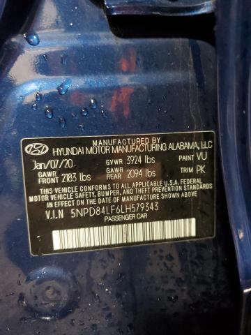 2020 HYUNDAI ELANTRA SE - 5NPD84LF6LH579343