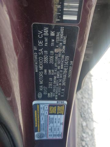 2017 KIA FORTE LX - 3KPFK4A78HE114709