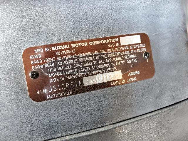 2006 SUZUKI AN650 K3 JS1CP51A062101835