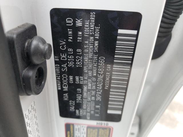 2022 KIA RIO LX - 3KPA24AD3NE481660