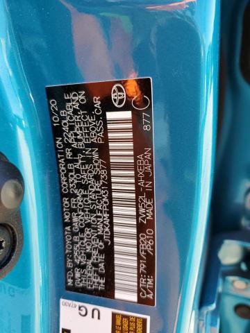 2021 TOYOTA PRIUS PRIM - JTDKAMFP0M3173877
