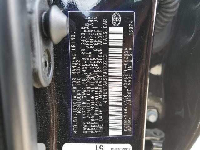 2023 TOYOTA CAMRY LE - 4T1C11AK9PU109233
