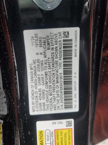 2025 HONDA CIVIC SPOR - 2HGFE4F8XSH315615