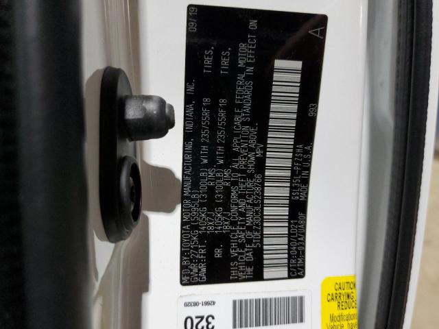 2020 TOYOTA SIENNA SE 5TDEZ3DC3LS238766