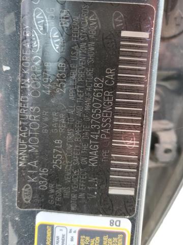 2016 KIA OPTIMA LX - KNAGT4L37G5076182