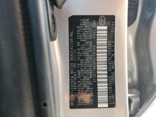 2023 TOYOTA CAMRY SE N 4T1G11AK0PU770148