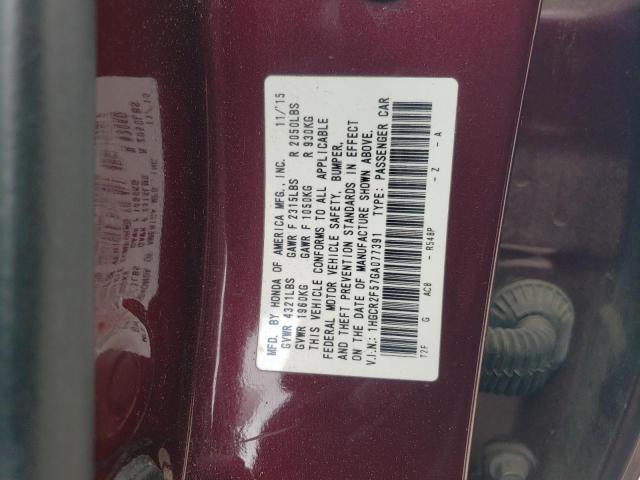 2016 HONDA ACCORD SPO - 1HGCR2F57GA077391