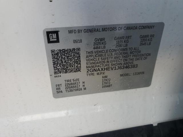 2018 CHEVROLET EQUINOX LS - 2GNAXHEV1J6346383