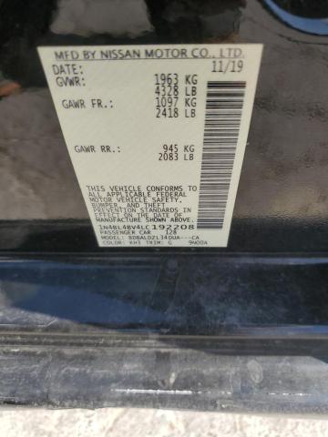2020 NISSAN ALTIMA S - 1N4BL4BV4LC192208