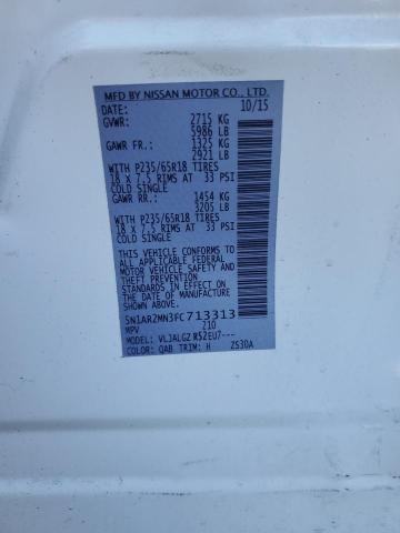 2015 NISSAN PATHFINDER - 5N1AR2MN3FC713313