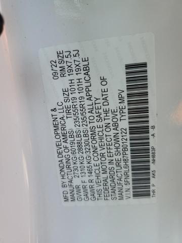 2023 HONDA ODYSSEY TO - 5FNRL6H87PB012122