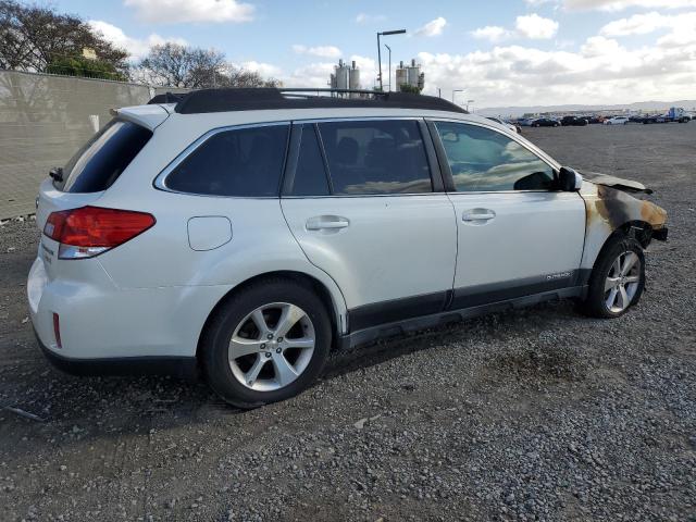 SUBARU OUTBACK 2. 2014 white  gas 4S4BRBNC5E3305542 photo #4
