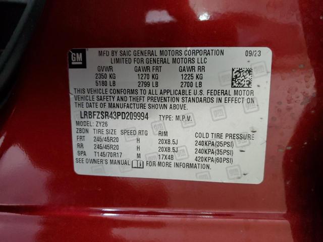 2023 BUICK ENVISION A LRBFZSR43PD209994