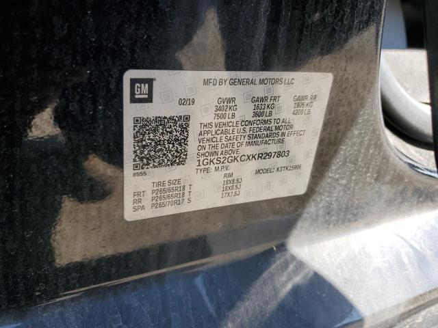2019 GMC YUKON XL K - 1GKS2GKCXKR297803