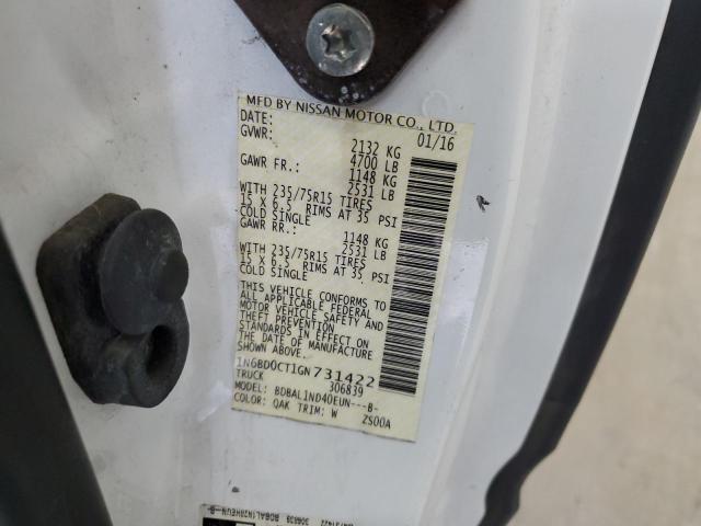 2016 NISSAN FRONTIER S - 1N6BD0CT1GN731422