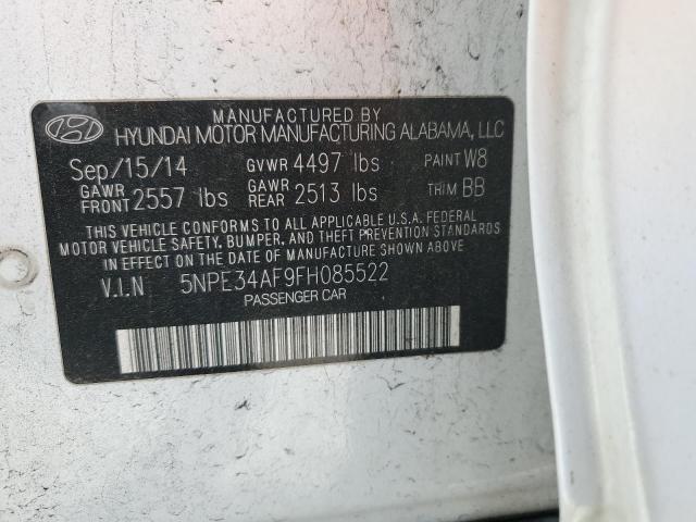 2015 HYUNDAI SONATA 5NPE34AF9FH085522