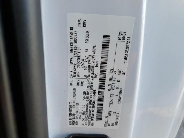 2019 FORD F150 - 1FTMF1C59KKD60498