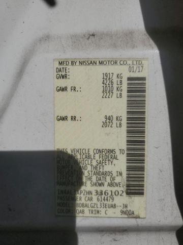 2017 NISSAN ALTIMA 2.5 - 1N4AL3AP2HN336102