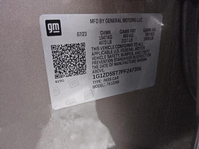 2023 CHEVROLET MALIBU LT - 1G1ZD5ST7PF247306